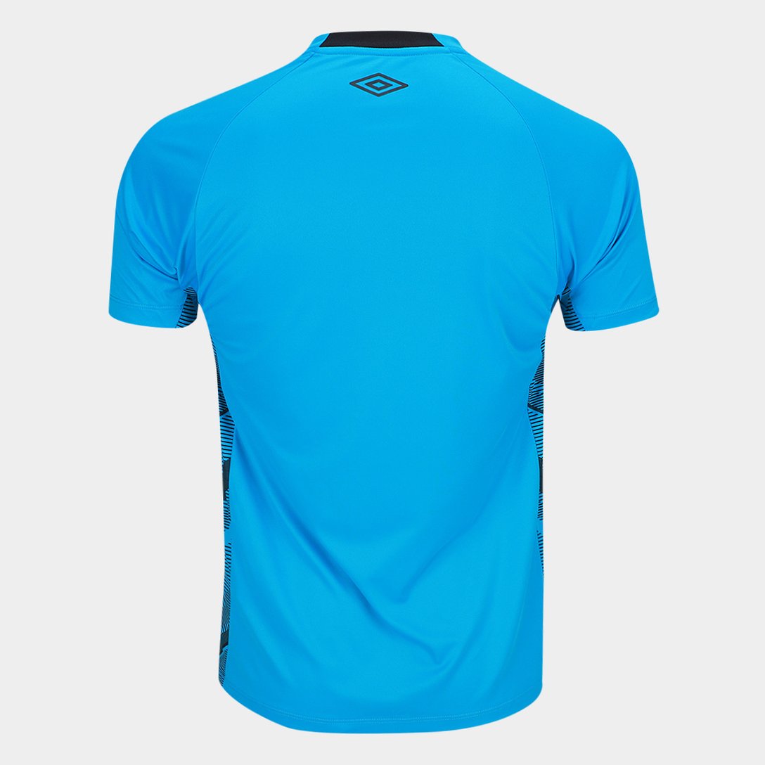 Camisa Santos 25/26 Goleiro Umbro Masculina - Azul+Preto