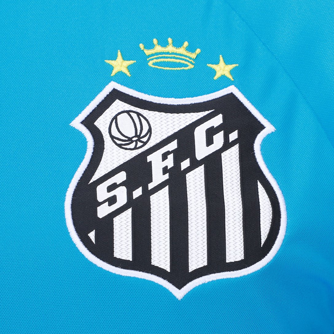 Camisa Santos 25/26 Goleiro Umbro Masculina - Azul+Preto