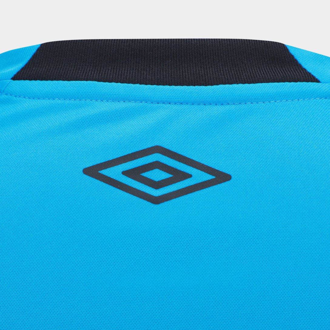 Camisa Santos 25/26 Goleiro Umbro Masculina - Azul+Preto