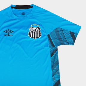 Camisa Santos 25/26 Goleiro Umbro Masculina - Azul+Preto