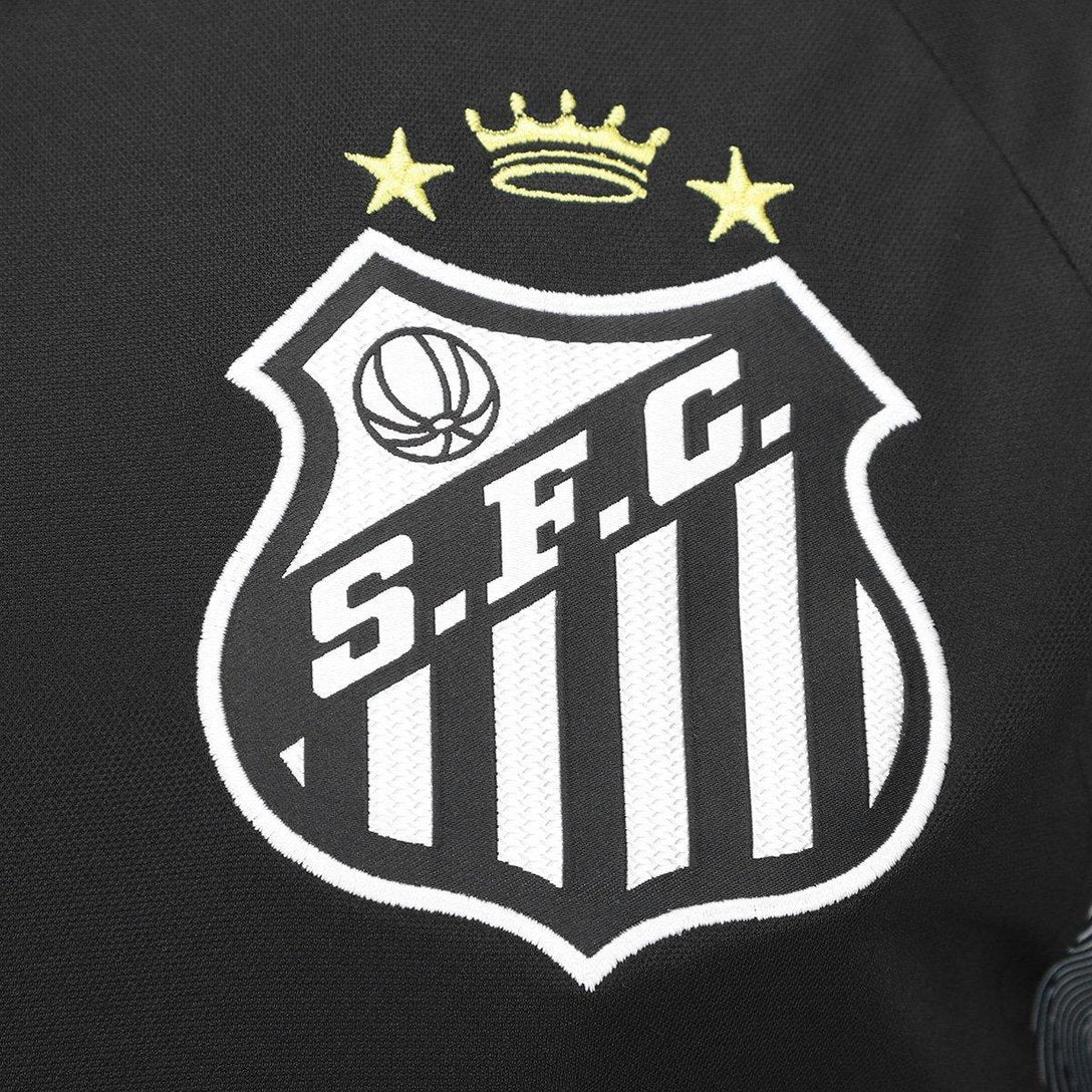 Camisa Santos 25/26 Goleiro Umbro Masculina - Preto+Bege