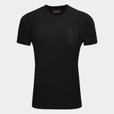 Camisa Santos Monocromatica Masculina - Preto