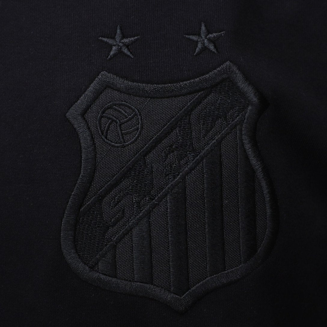 Camisa Santos Monocromatica Masculina - Preto