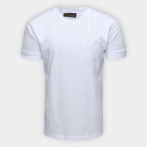 Camisa Santos Monocromatica Masculina - Branco