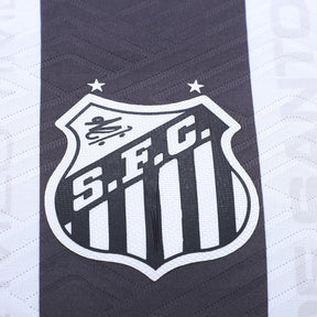 Camisa Polo Santos Eu Vim de Santos Masculina - Branco